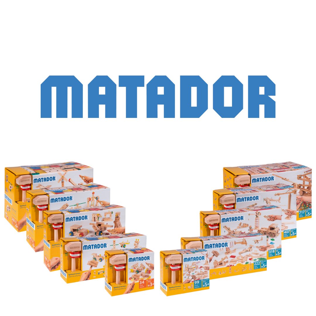 Matador 11514 - Kit Costruzioni In Legno Per Esploratori | Catapulte E Modelli | 56 Pezzi Per Bambini Dai 5 Anni | Prodotto In Austria