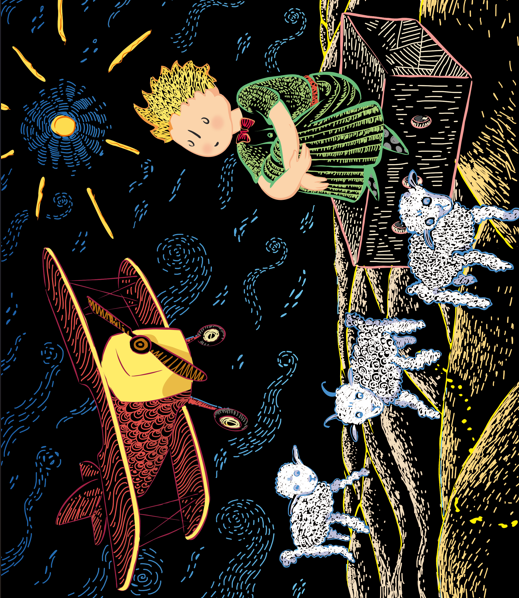 The Little Prince - Scratch Book
