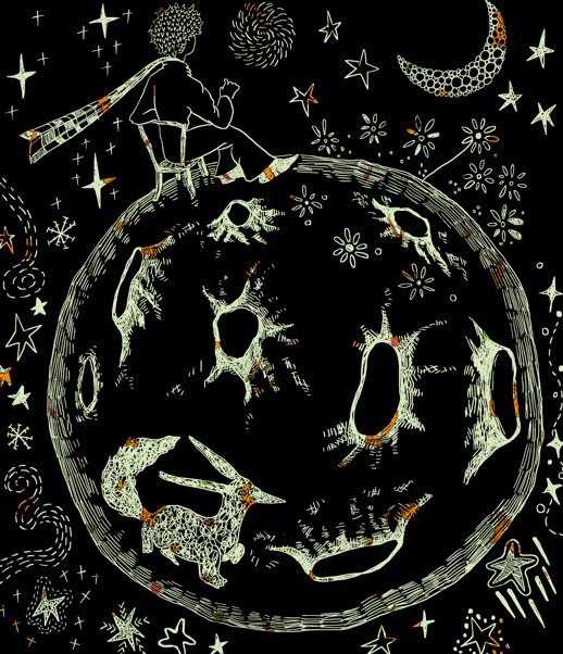 The Little Prince - Scratch Book