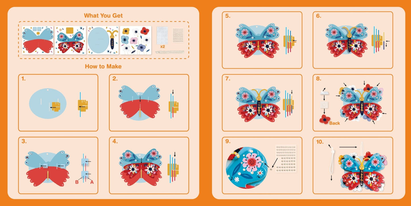 Avenir - 3D Decoration Big Butterfly - PZ215068 - Avenir - LittleShop Toys