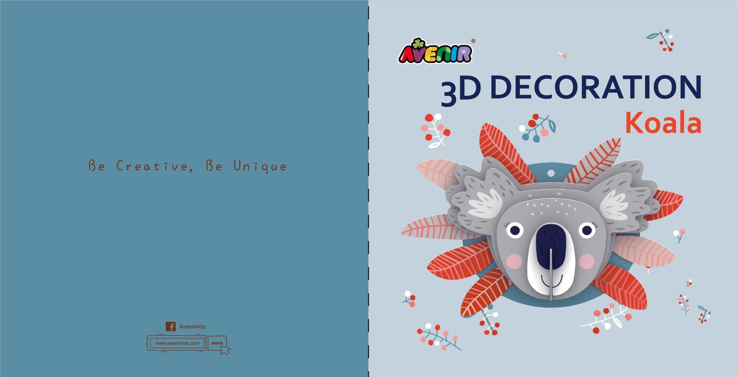 Avenir - 3D Decoration - Koala - PZ205065 - Avenir - LittleShop Toys