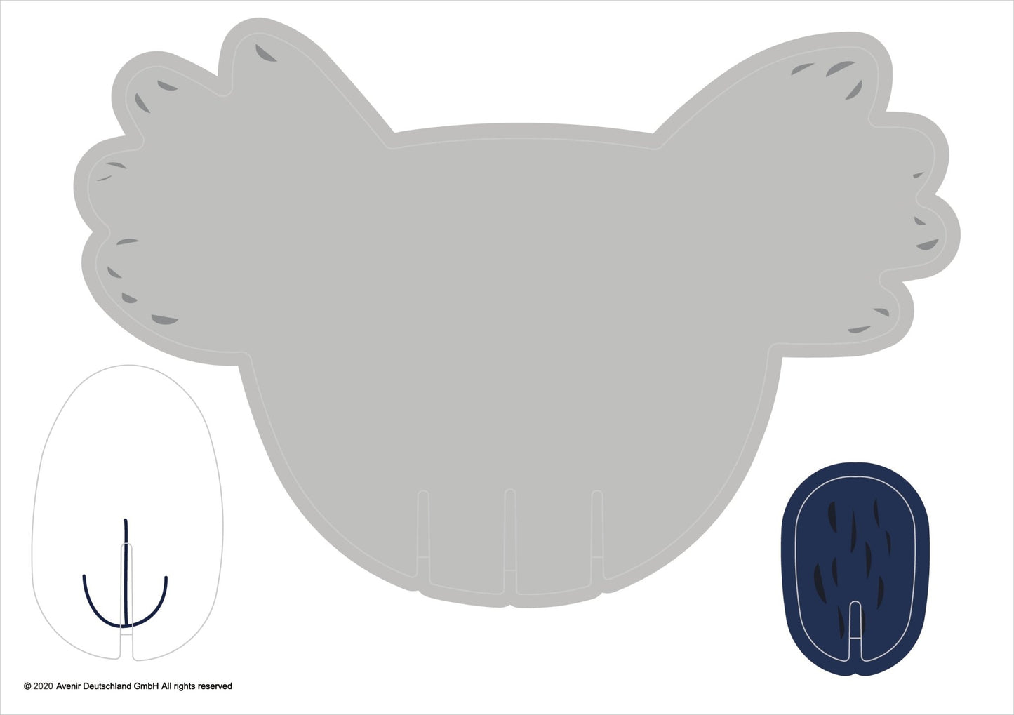 Avenir - 3D Decoration - Koala - PZ205065 - Avenir - LittleShop Toys