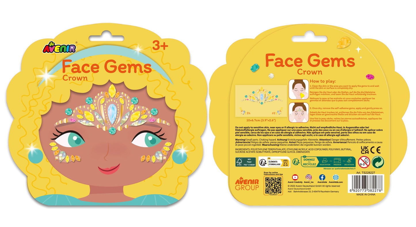 Avenir - Face gems - Crown - TS228227 - Avenir - LittleShop Toys