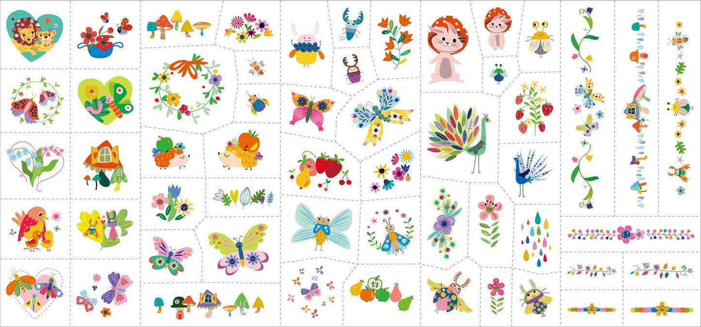 Avenir - Face Sticker and Tattoos Fantasy Garden World - NA248212 - Avenir - LittleShop Toys
