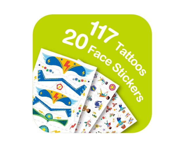Avenir - Face Sticker and Tattoos Superheros - NA248211 - Avenir - LittleShop Toys