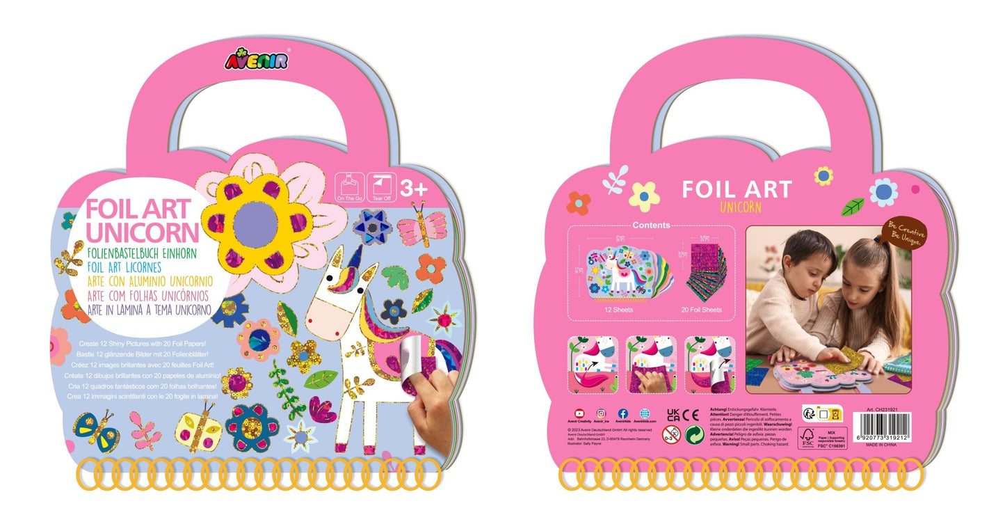 Avenir - Foil Art Unicorn - CH231921 - Avenir - LittleShop Toys