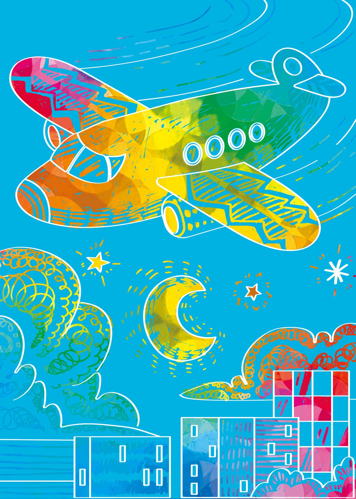 Avenir - Mini Scratch Book - Airplane - CH241661 - Avenir - LittleShop Toys