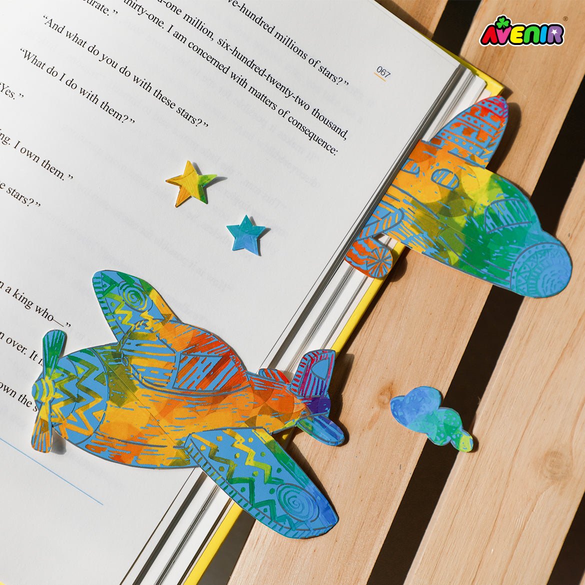 Avenir - Mini Scratch Book - Airplane - CH241661 - Avenir - LittleShop Toys