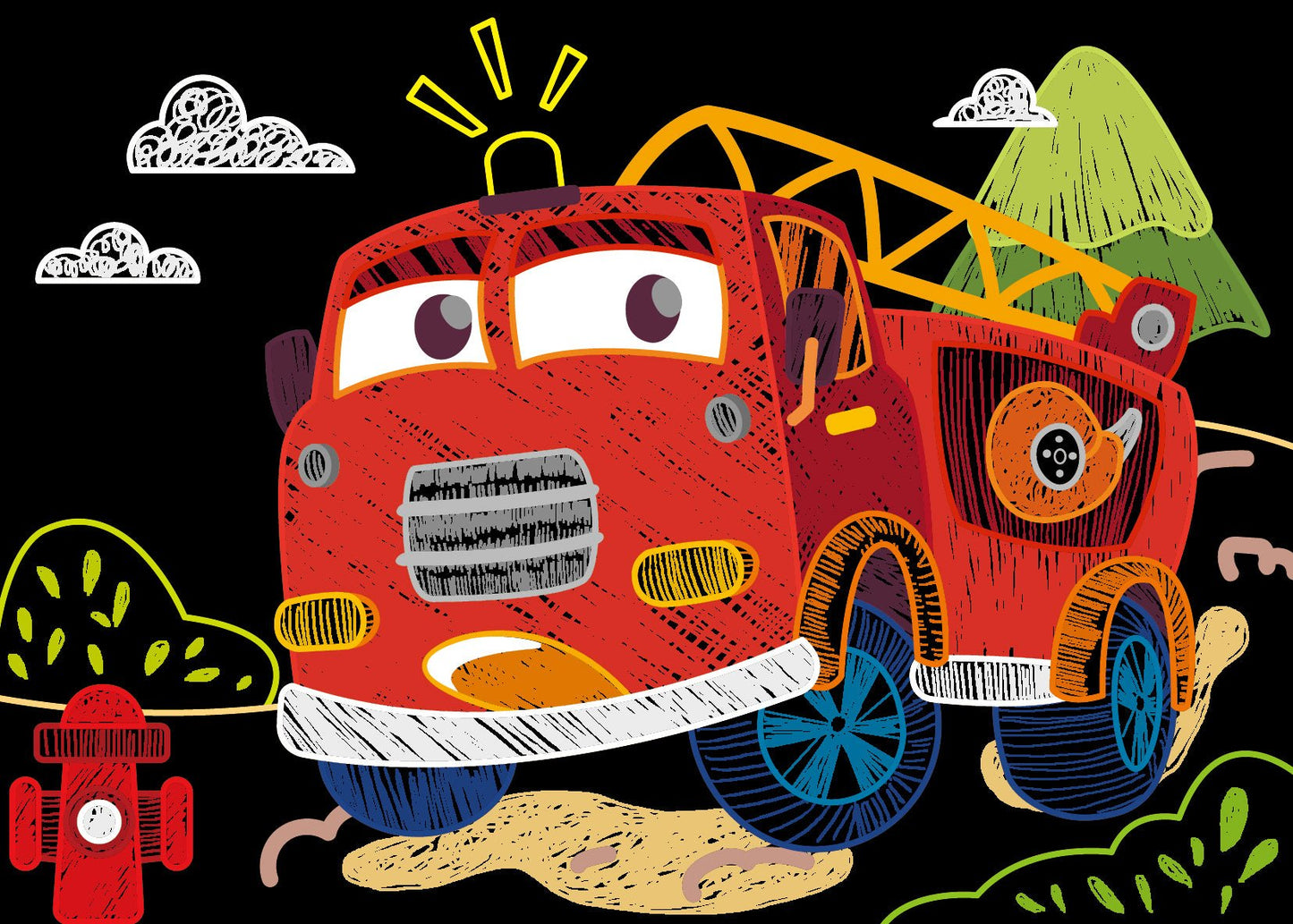 Avenir - Mini Scratch Book - Cars - CH221659 - Avenir - LittleShop Toys