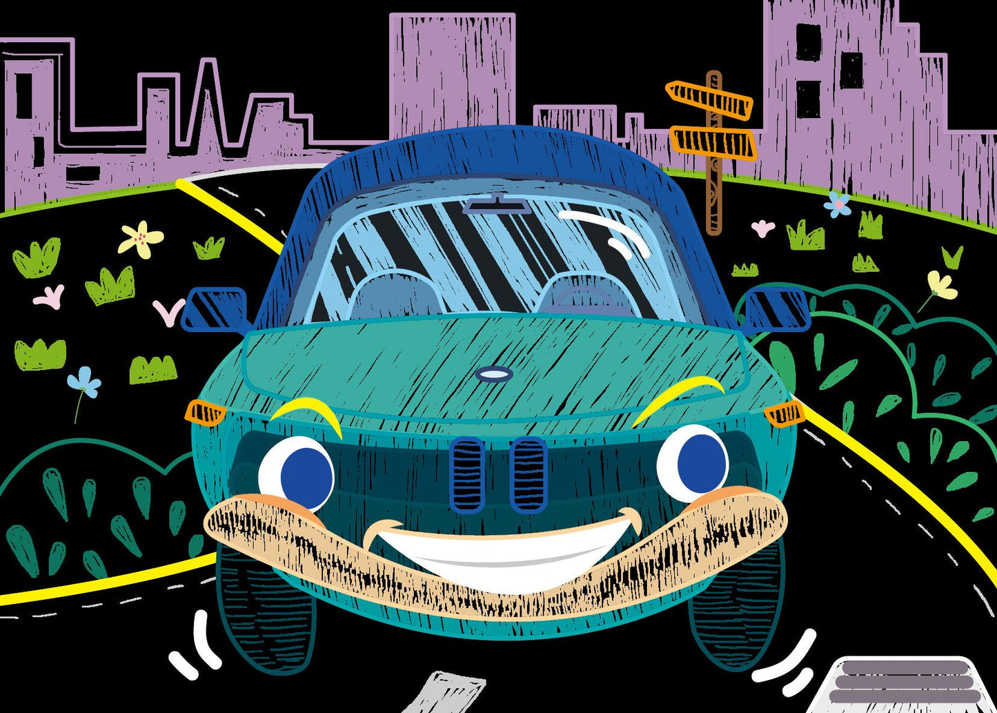 Avenir - Mini Scratch Book - Cars - CH221659 - Avenir - LittleShop Toys
