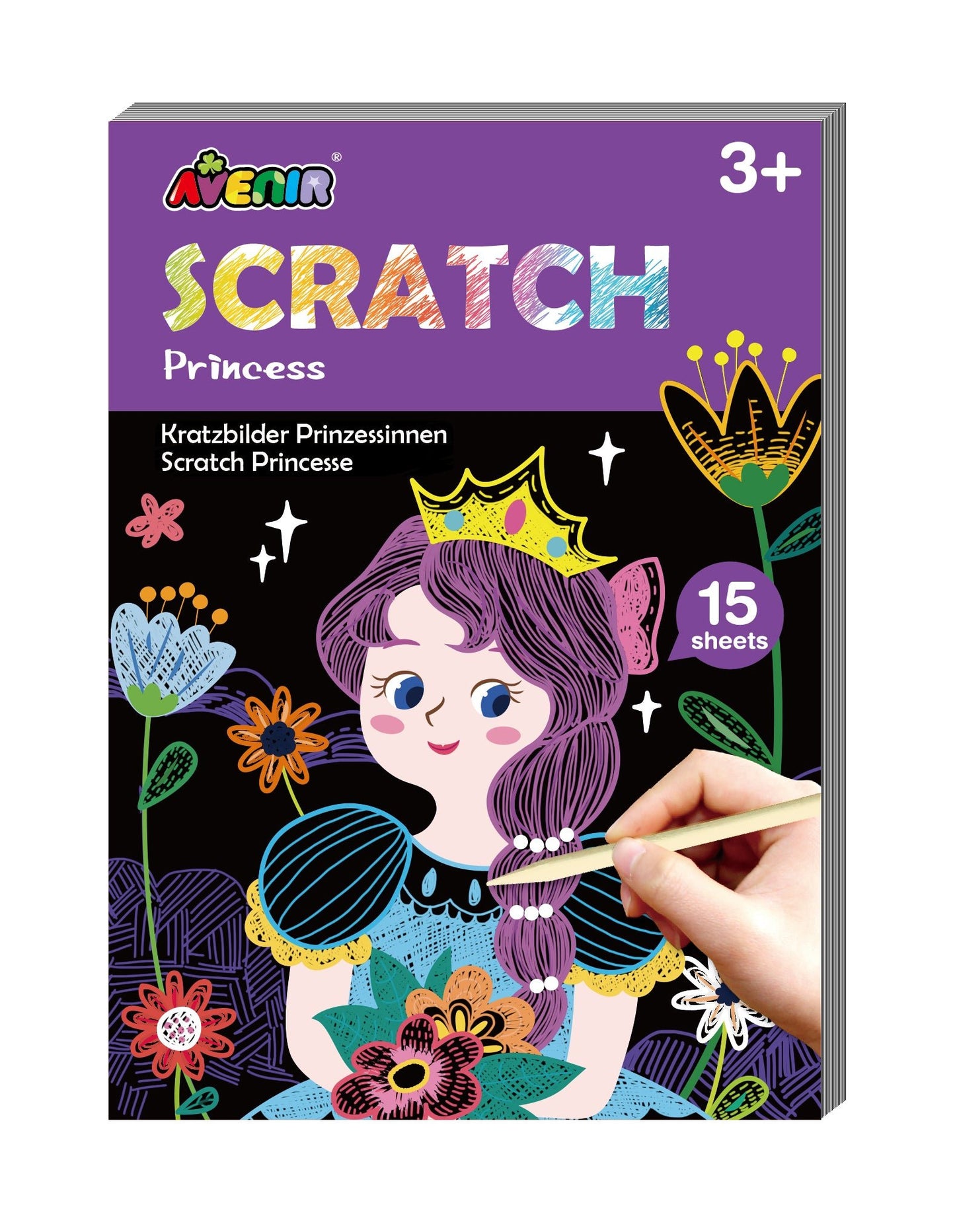 Avenir - Mini Scratch Book - Princess - CH221658 - Avenir - LittleShop Toys