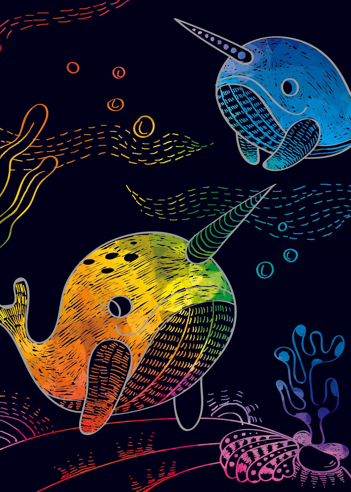 Avenir - Mini Scratch Book - Under the Sea - CH211656 - Avenir - LittleShop Toys