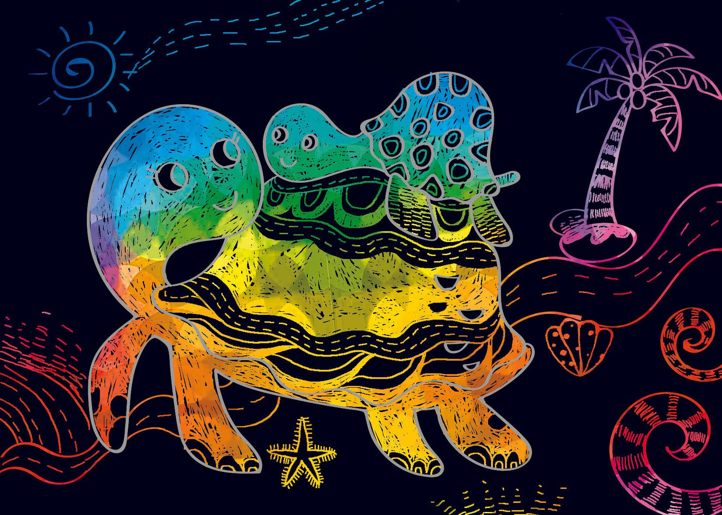 Avenir - Mini Scratch Book - Under the Sea - CH211656 - Avenir - LittleShop Toys