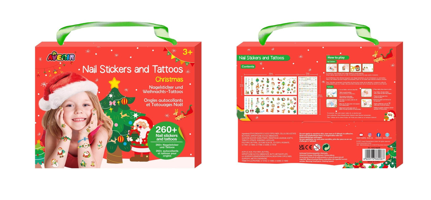 Avenir - Nail Stickers and Tattoos - Christmas - NA218208 - Avenir - LittleShop Toys