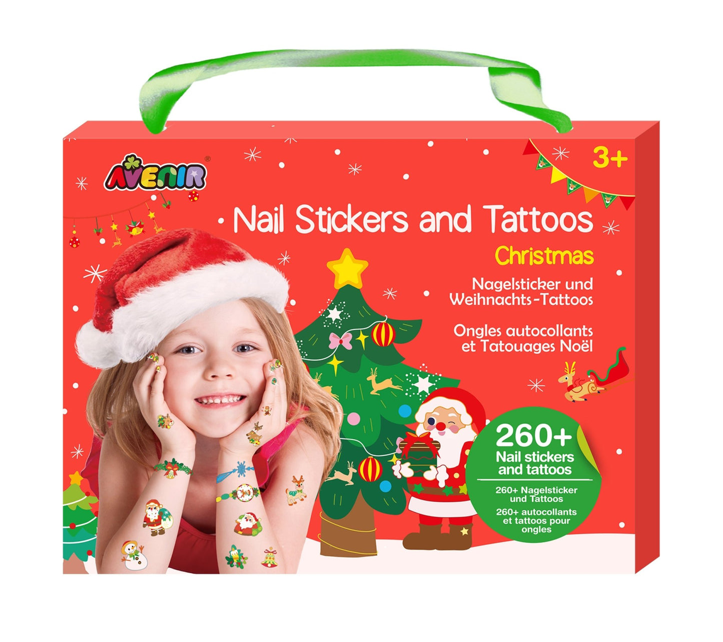 Avenir - Nail Stickers and Tattoos - Christmas - NA218208 - Avenir - LittleShop Toys