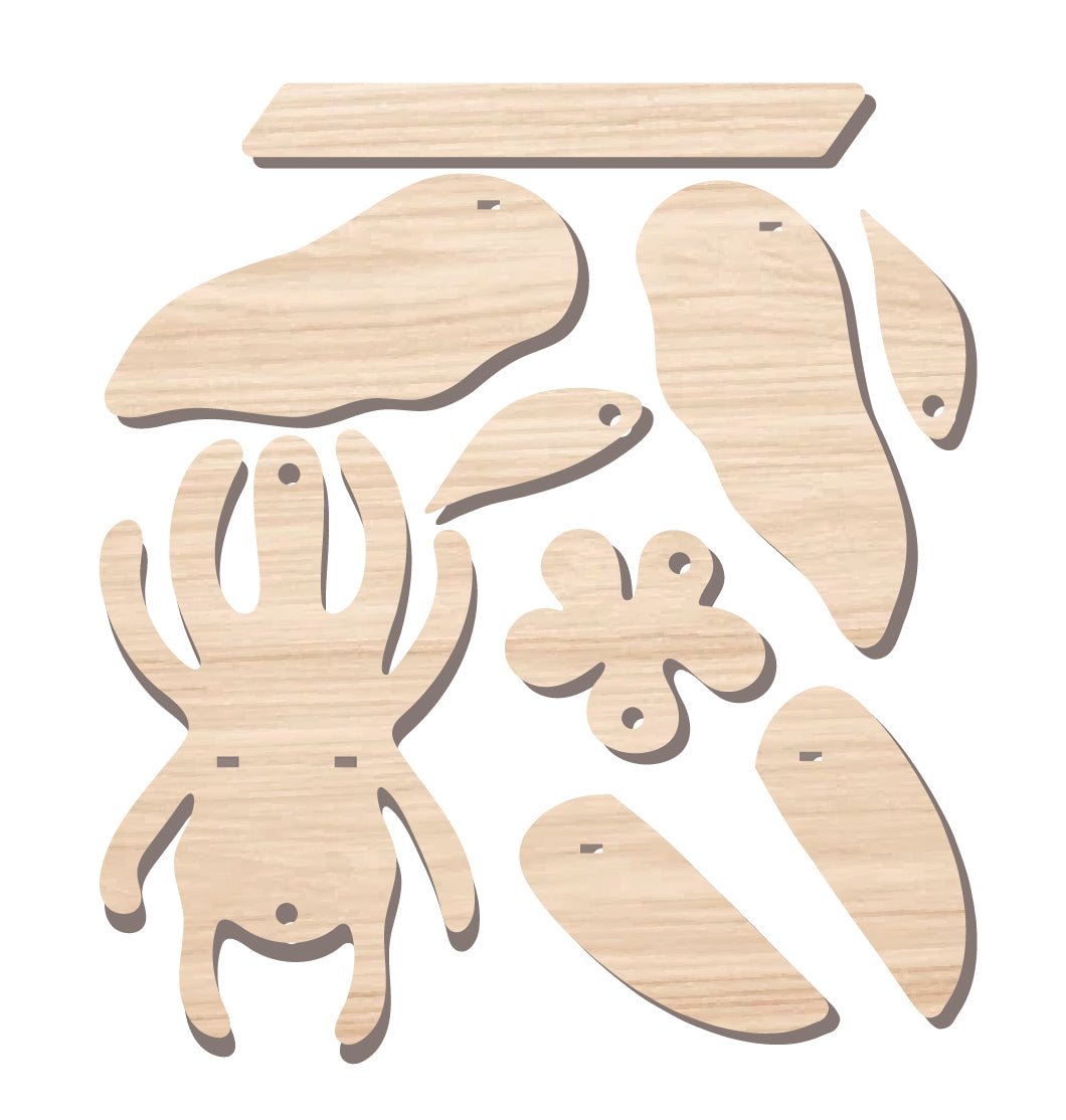 Avenir - Natural Creation Create My Wooden Charm Beetle - CH232096 - Avenir - LittleShop Toys
