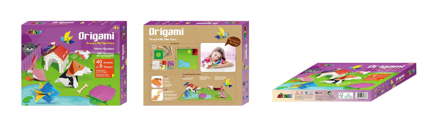 Avenir - Origami Create My Own Pets (Lvl1) - CH211786 - Avenir - LittleShop Toys