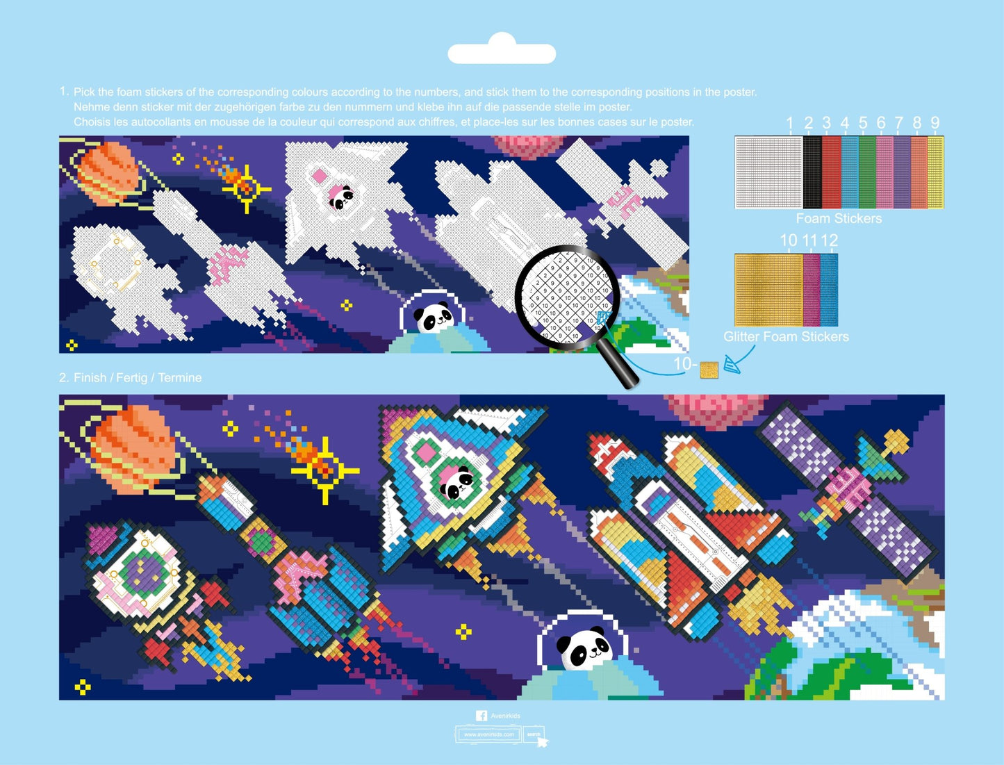 Avenir - Pixelation Art - Space - CH191598 - Avenir - LittleShop Toys
