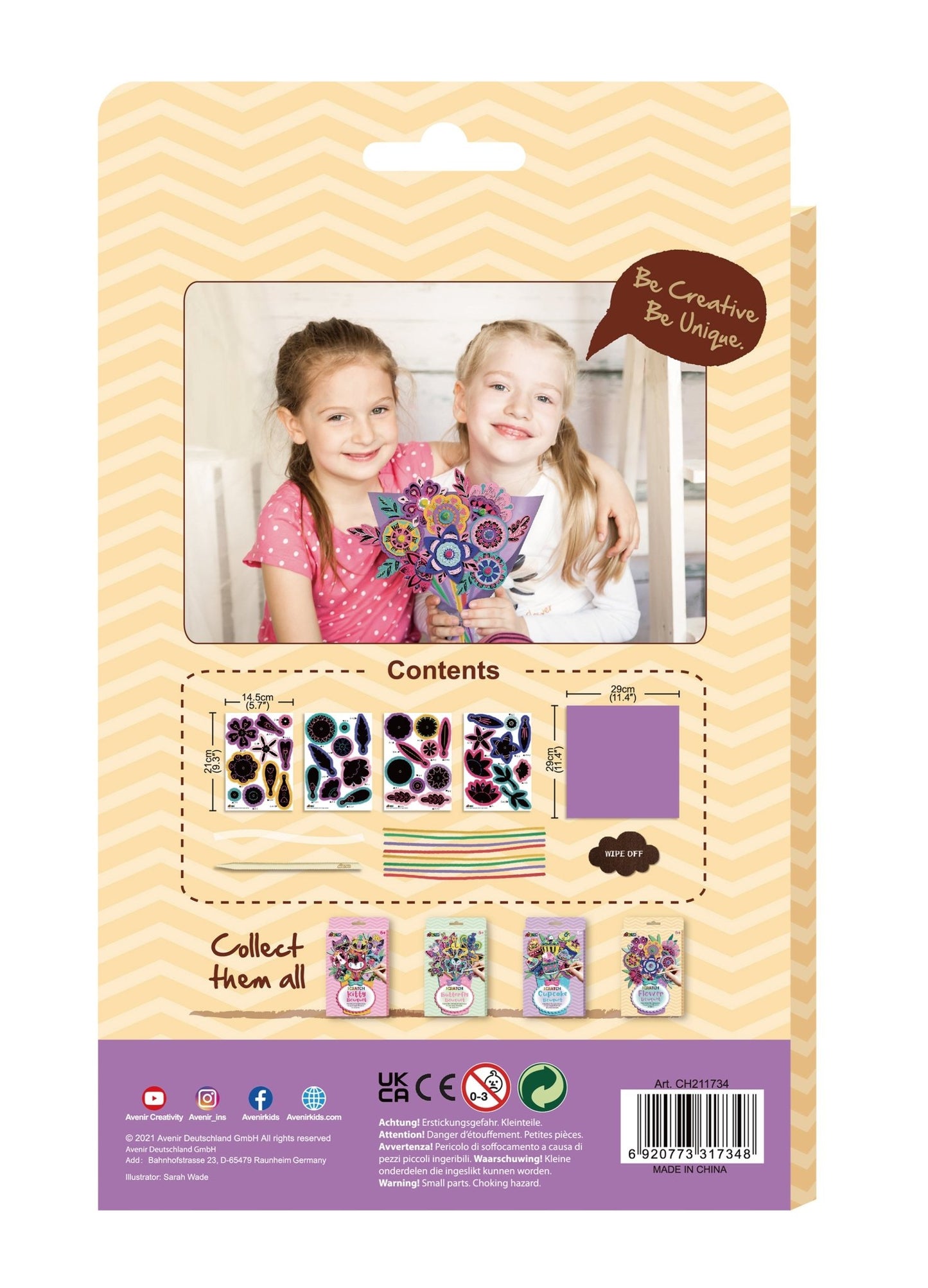 Avenir - Scartch Flower Bouquet - CH211734 - Avenir - LittleShop Toys