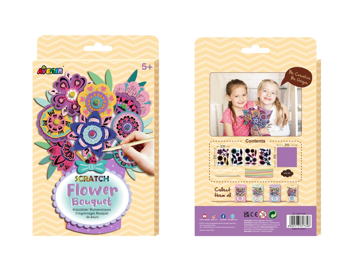Avenir - Scartch Flower Bouquet - CH211734 - Avenir - LittleShop Toys
