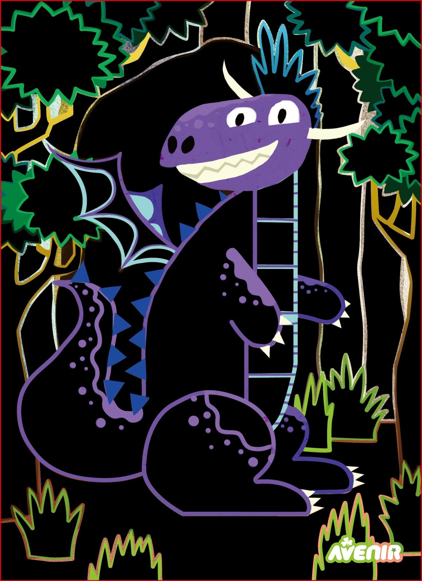 Avenir - Scratch Art - Magic Dragon - CH1544 - Avenir - LittleShop Toys