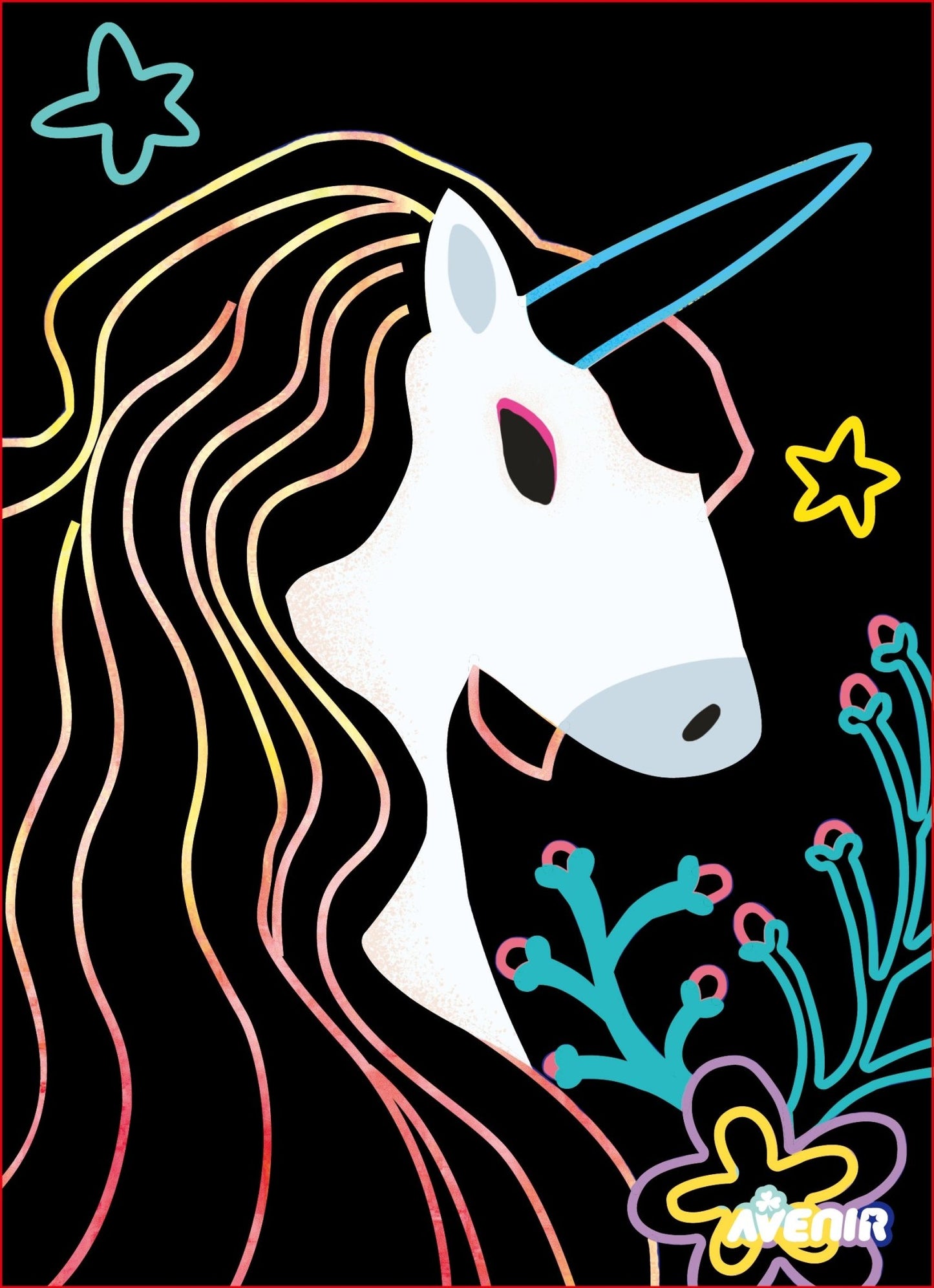 Avenir - Scratch Art - Magic Unicorn - CH221571 - Avenir - LittleShop Toys