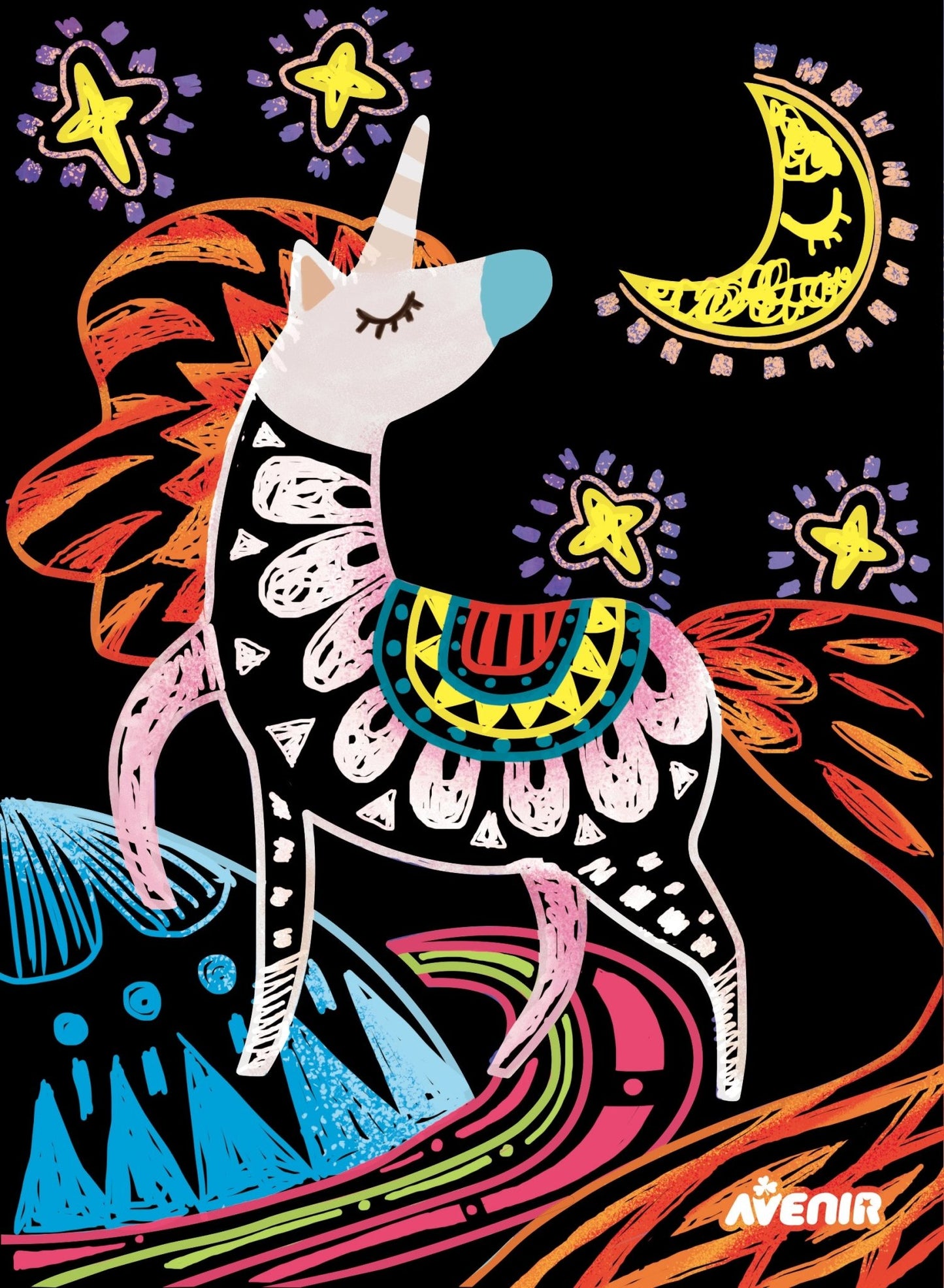 Avenir - Scratch Art - Magic Unicorn - CH221571 - Avenir - LittleShop Toys