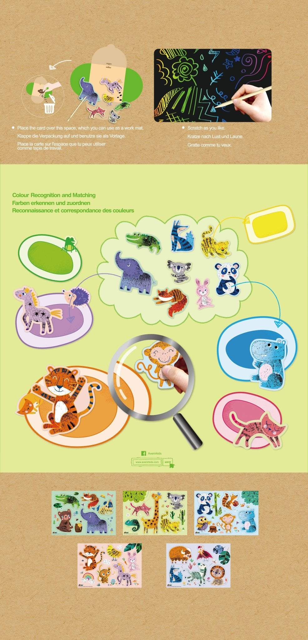 Avenir Scratch Learning Fun Lvl 1 - Favourite - CH211790 - Avenir - LittleShop Toys