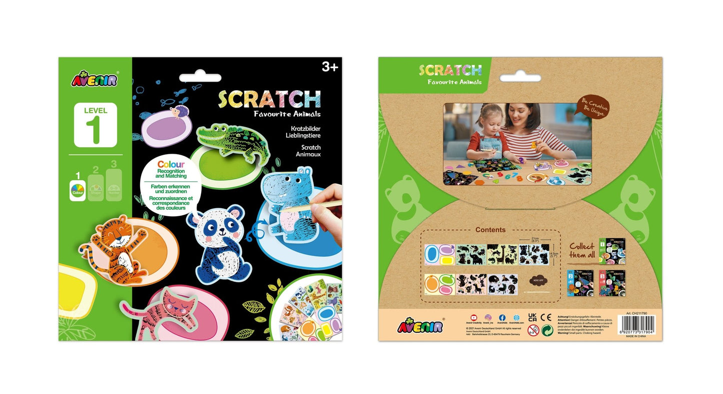 Avenir Scratch Learning Fun Lvl 1 - Favourite - CH211790 - Avenir - LittleShop Toys