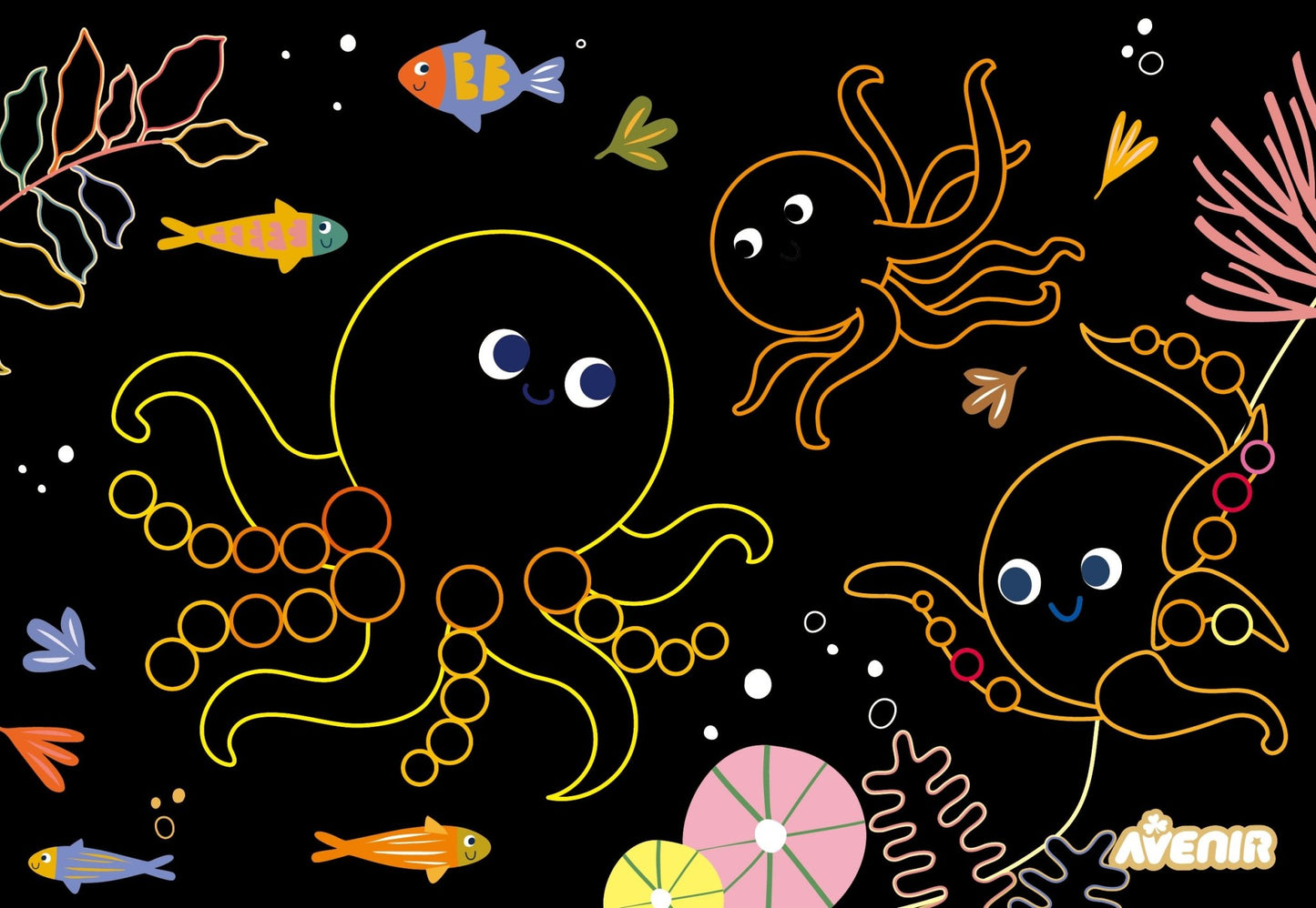 Avenir Scratch Learning Fun Lvl 3 - Ocean Life - CH211792 - Avenir - LittleShop Toys