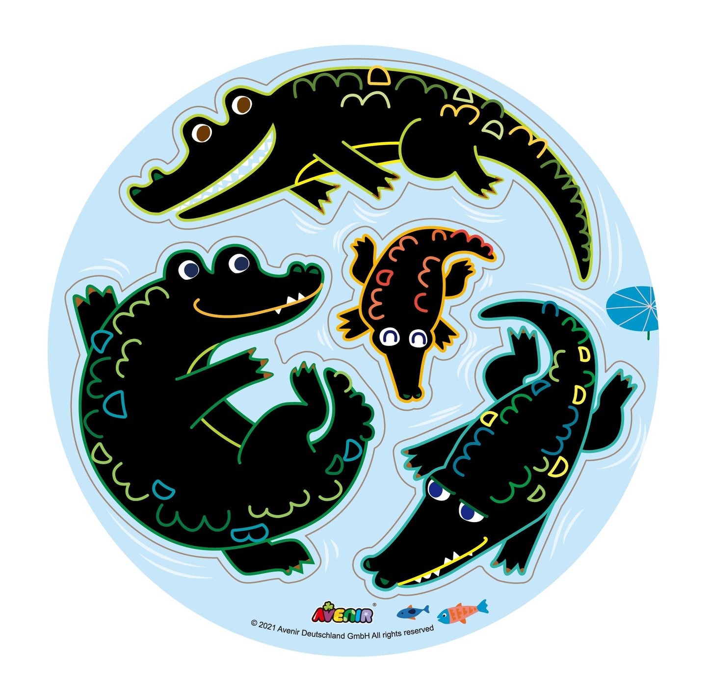 Avenir - Scratch 'N' Catch - Jungle Animals - CH211788 - Avenir - LittleShop Toys