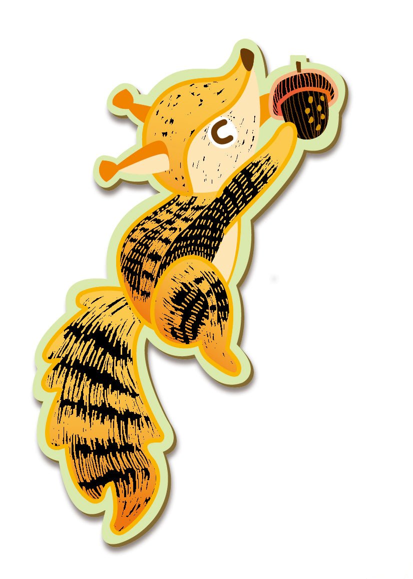 Avenir - Scratch 'N' Catch - Jungle Animals - CH211788 - Avenir - LittleShop Toys