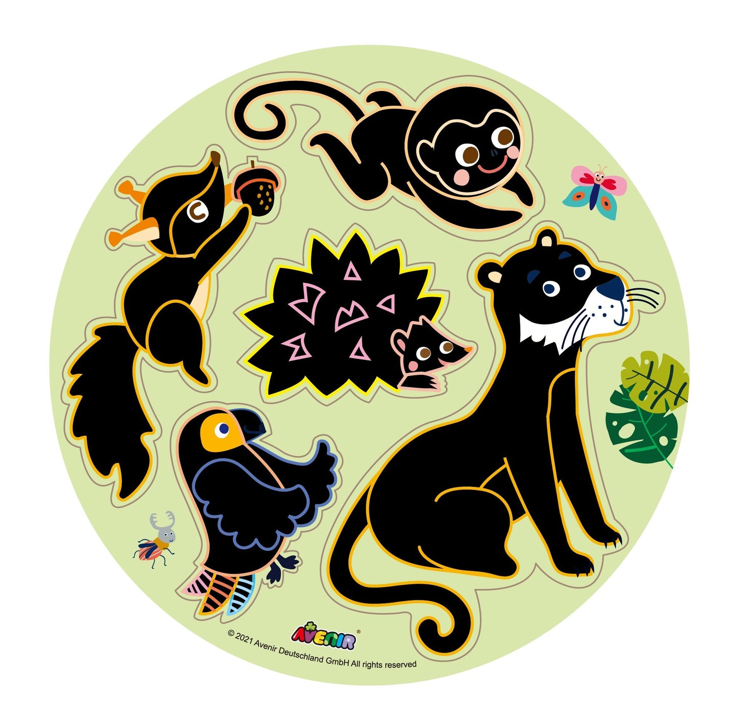 Avenir - Scratch 'N' Catch - Jungle Animals - CH211788 - Avenir - LittleShop Toys