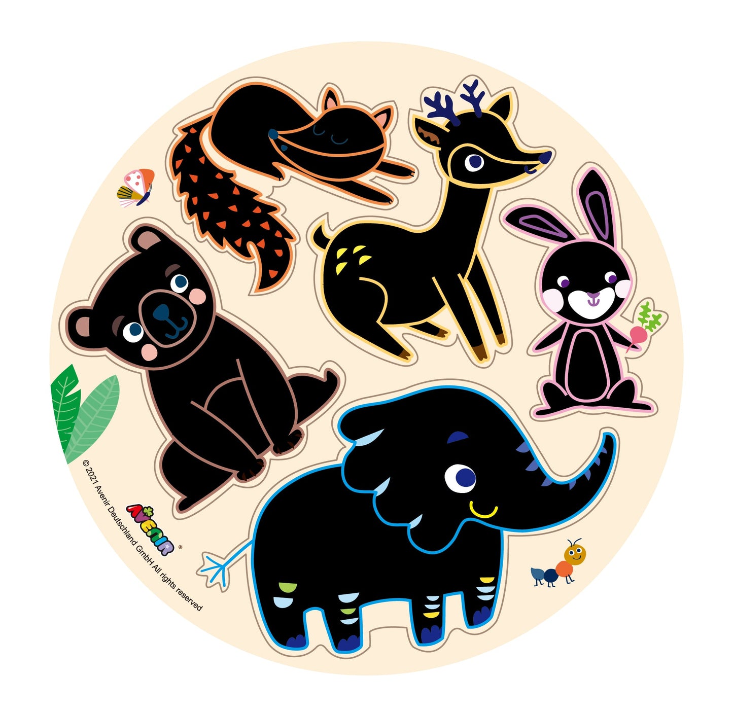 Avenir - Scratch 'N' Catch - Jungle Animals - CH211788 - Avenir - LittleShop Toys