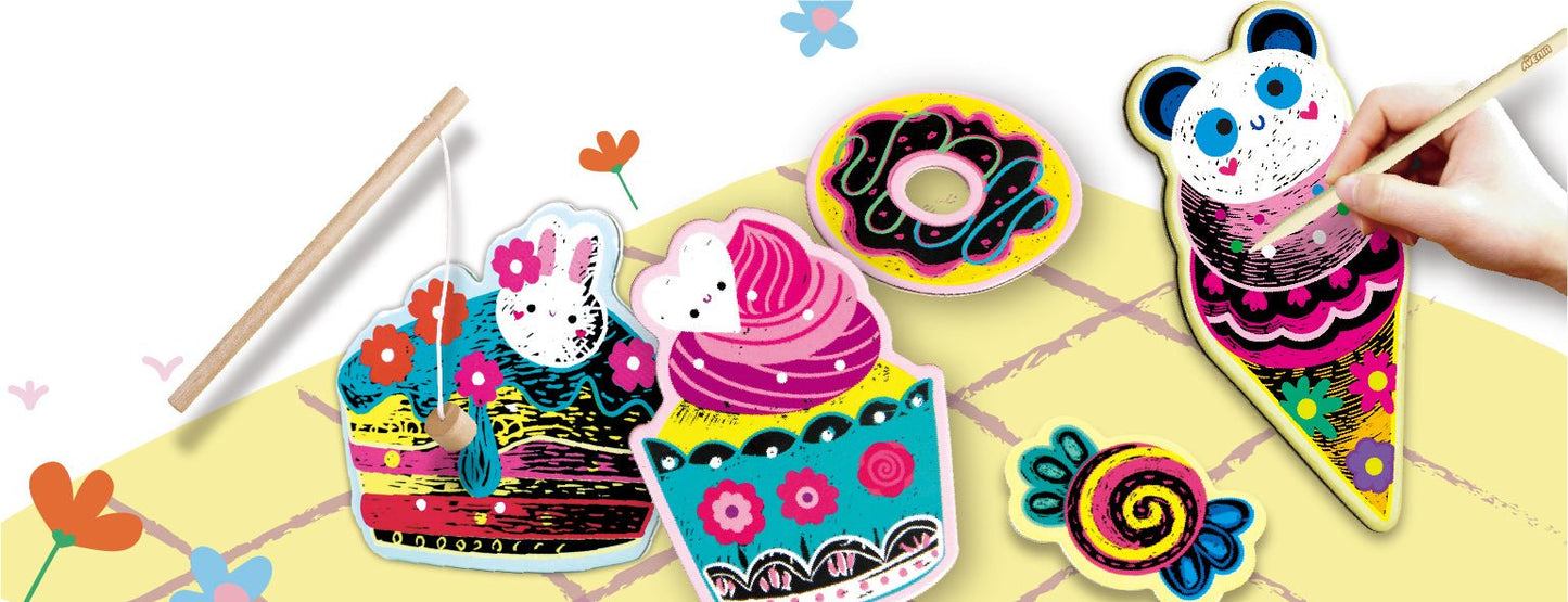Avenir - Scratch 'N' Catch - Yummy Dessert - CH211789 - Avenir - LittleShop Toys