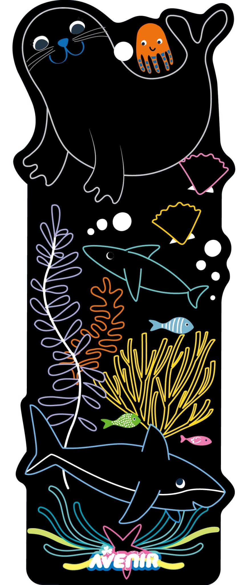 Avenir - Scratch Sea Animal Bookmarks - CH231905 - Avenir - LittleShop Toys