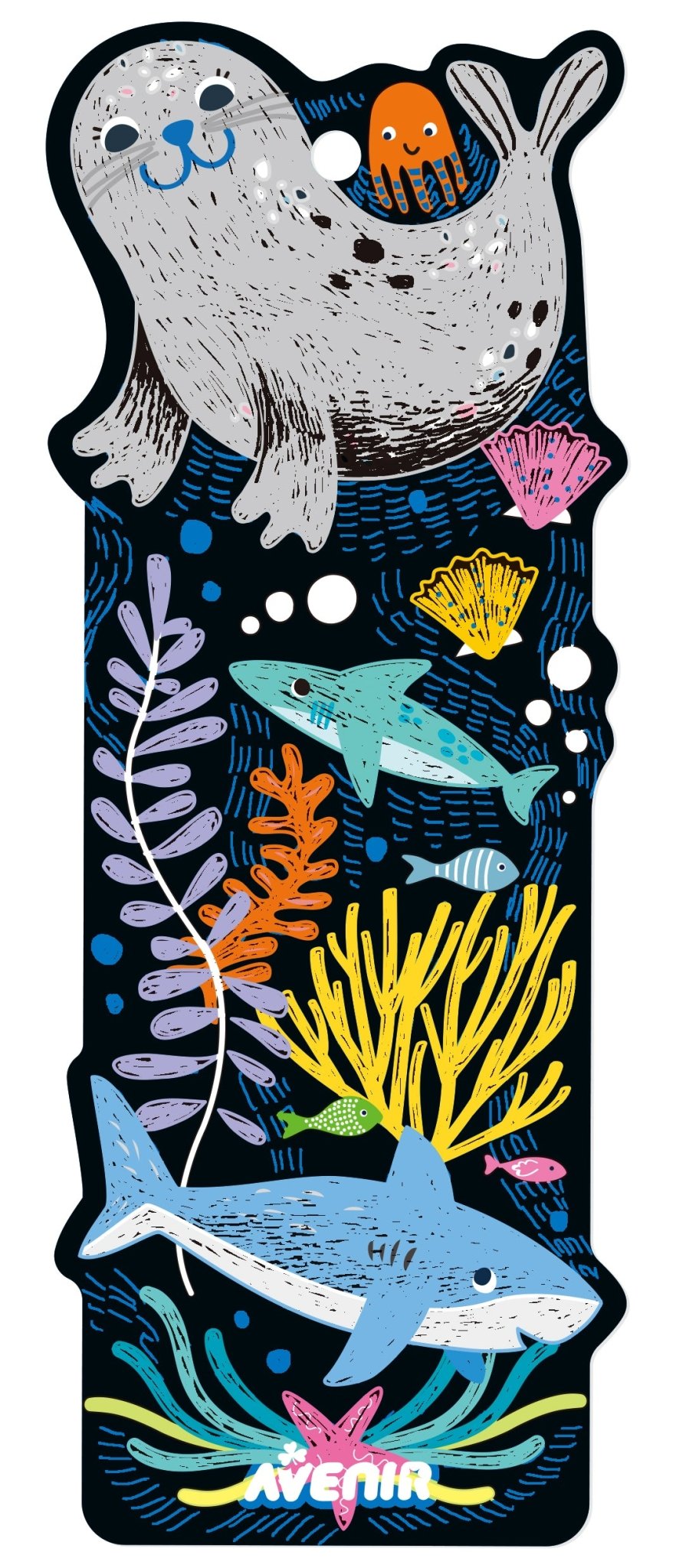 Avenir - Scratch Sea Animal Bookmarks - CH231905 - Avenir - LittleShop Toys