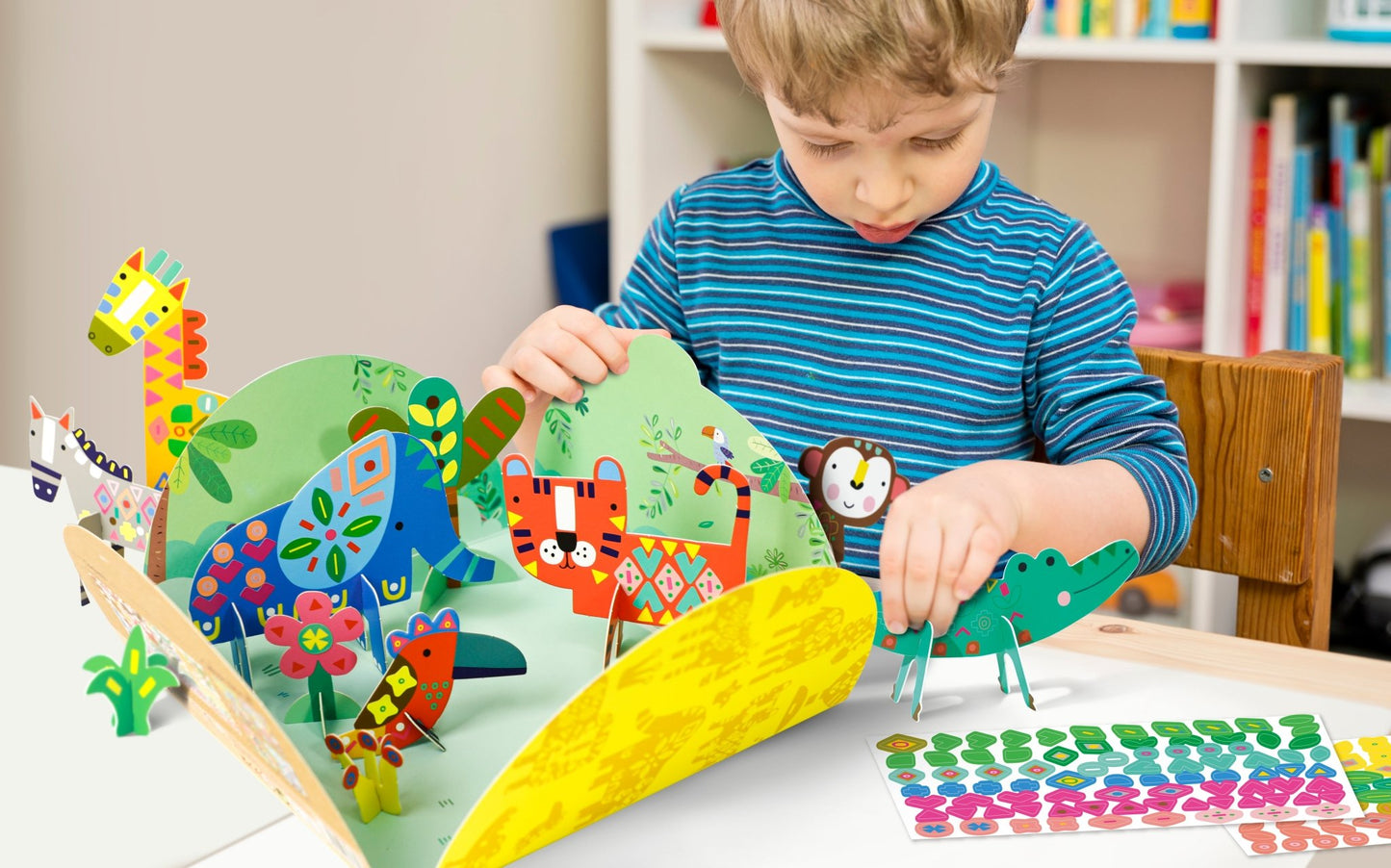 Avenir - Stick ‘N’ Play - Safari Animals - CH221839 - Avenir - LittleShop Toys