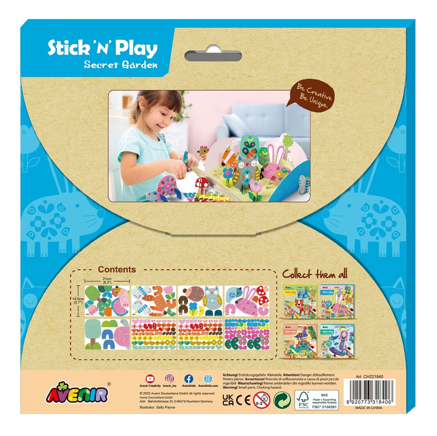 Avenir - Stick‘N’Play - Secret Garden - CH221840 - Avenir - LittleShop Toys