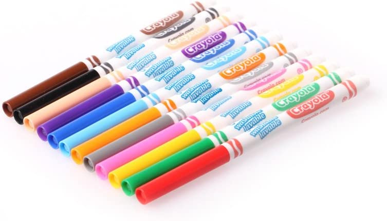 Crayola Ultra - Clean Washable Markers - Fine Line - 12 counts - 3000091 - Anais An - LittleShop Toys