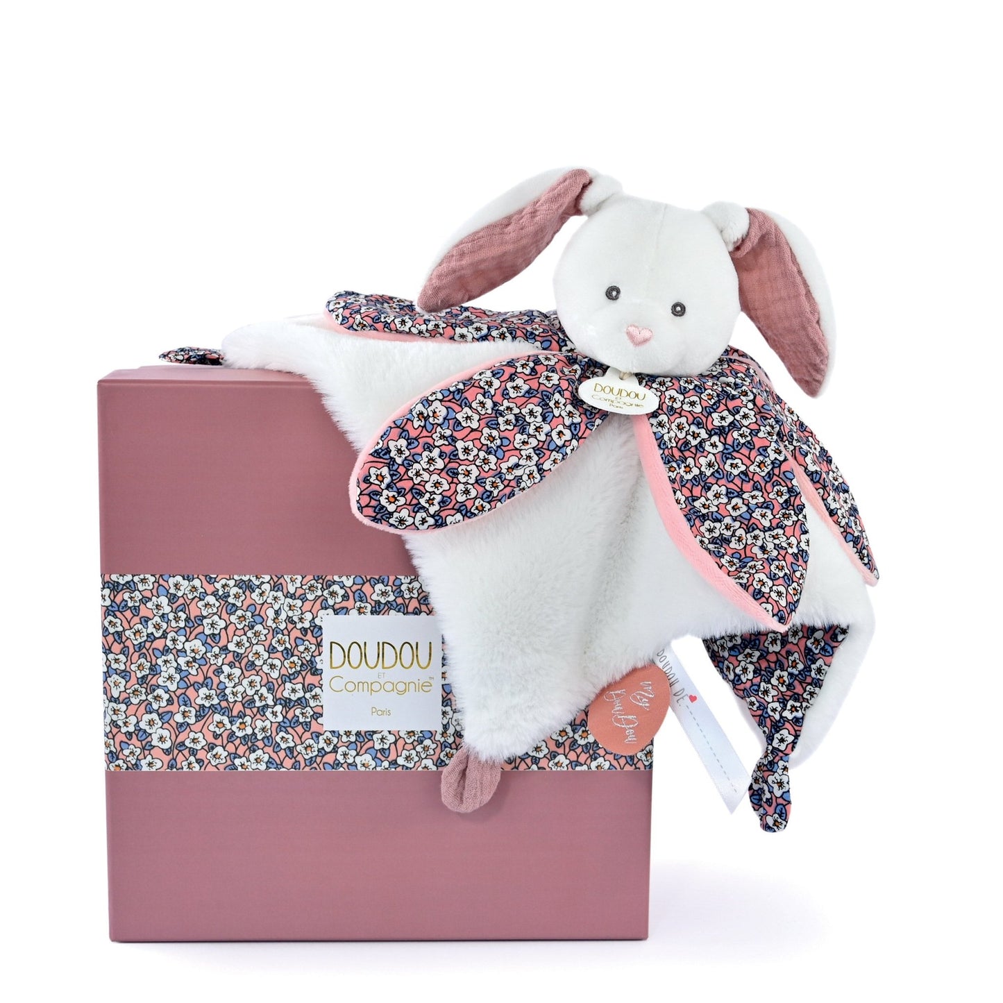 Doudou Signature Petal Comforter - Boh'aime Bunny - DC4027
