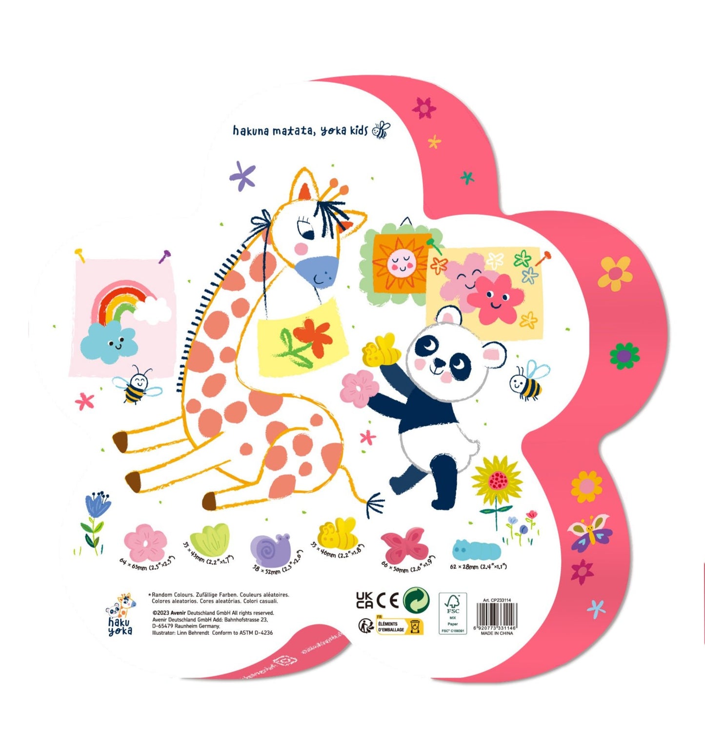 Hakuyoka Crazy Mold - 6 Garden Finger Crayon - CP233114 - Hakuyoka - LittleShop Toys