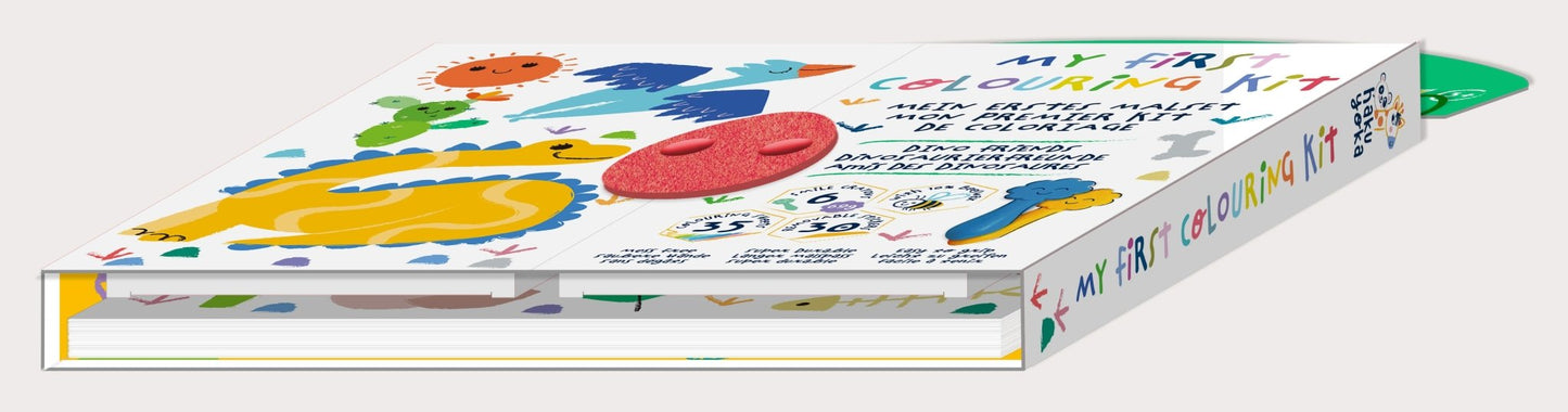 Hakuyoka My First Colouring Kit - Dino Friends - CS223070 - Hakuyoka - LittleShop Toys