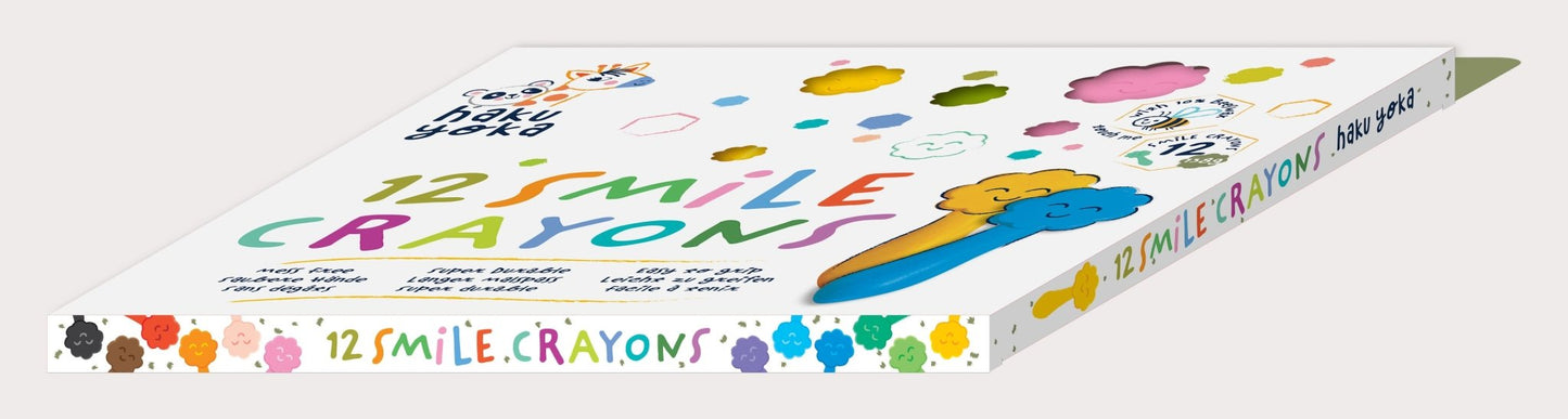 Hakuyoka Smile Crayons - CP223081 - Hakuyoka - LittleShop Toys