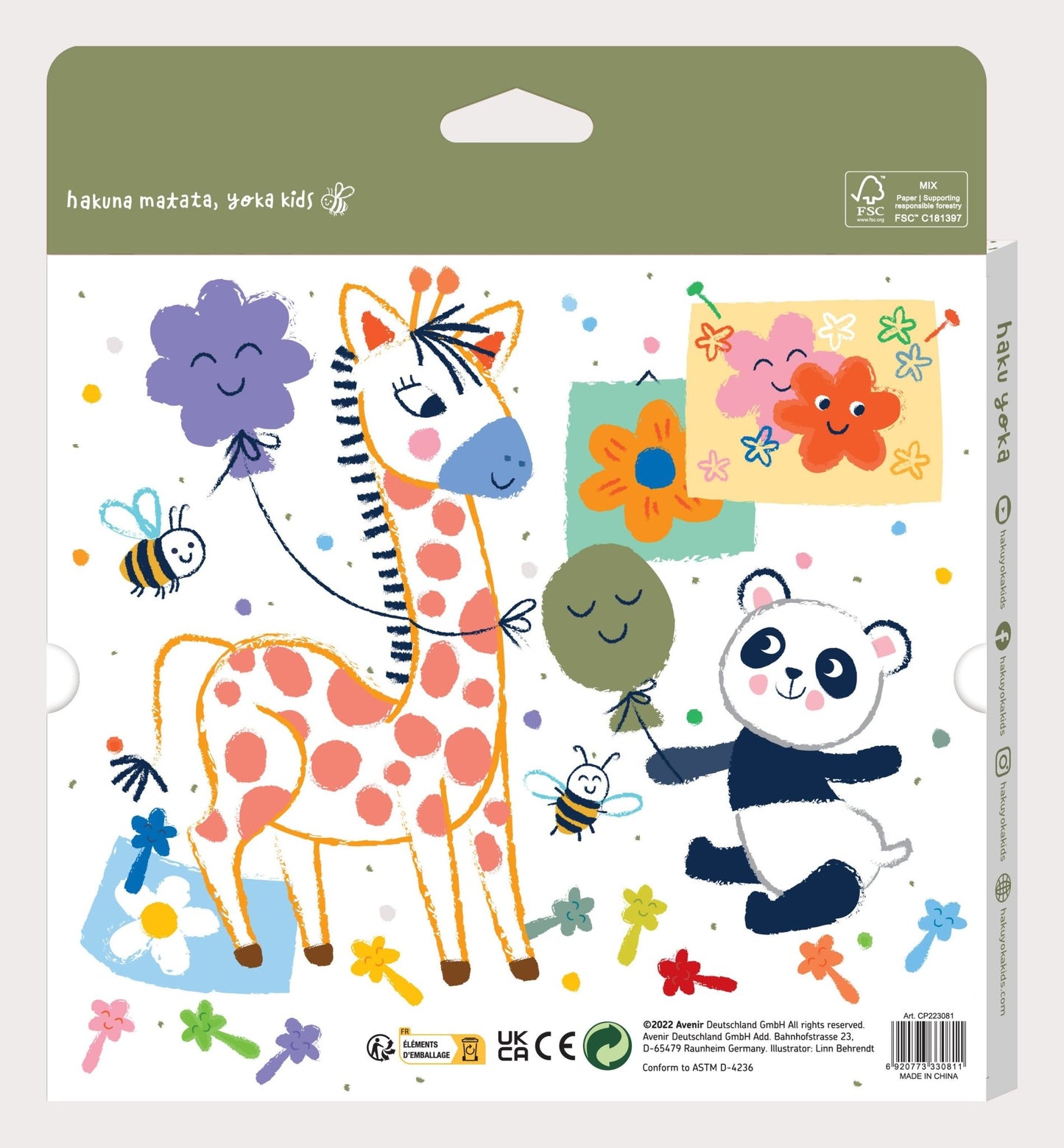 Hakuyoka Smile Crayons - CP223081 - Hakuyoka - LittleShop Toys