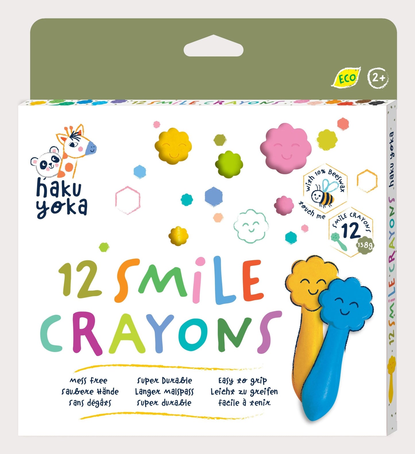 Hakuyoka Smile Crayons - CP223081 - Hakuyoka - LittleShop Toys