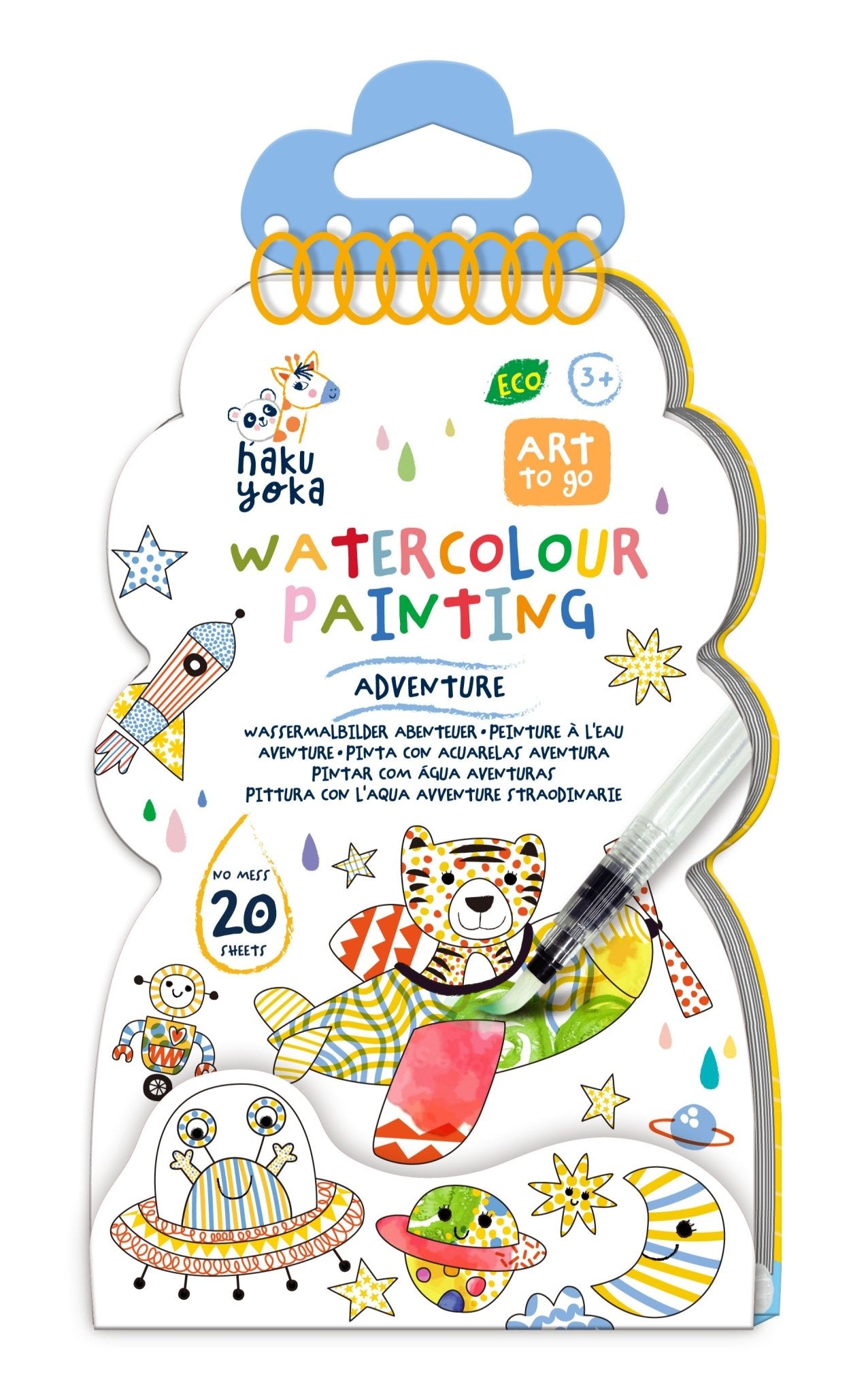 Hakuyoka Watercolour Painting - Adventure - CS233122 - Hakuyoka - LittleShop Toys