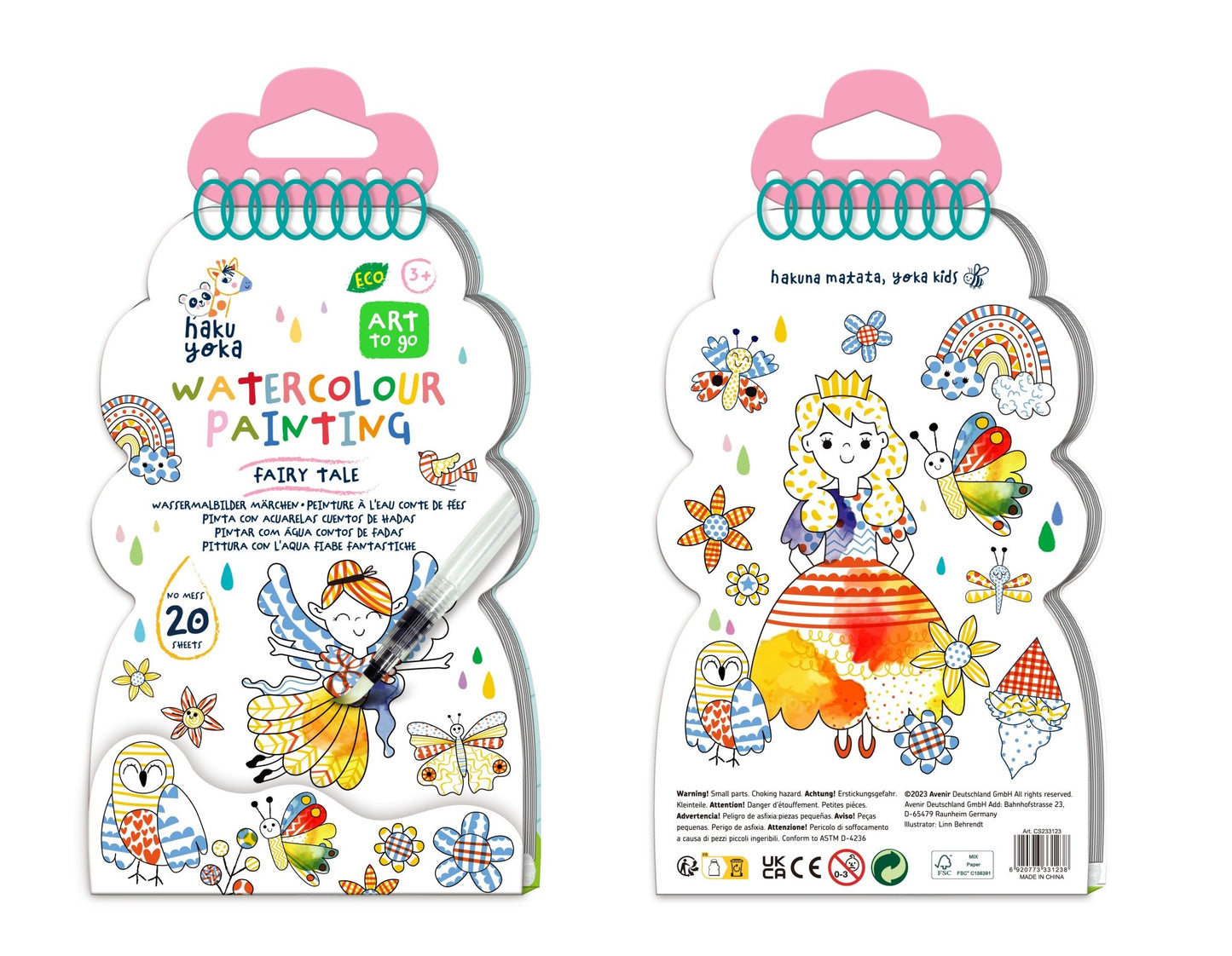 Hakuyoka Watercolour Painting - Fairy Tale - CS233123 - Hakuyoka - LittleShop Toys