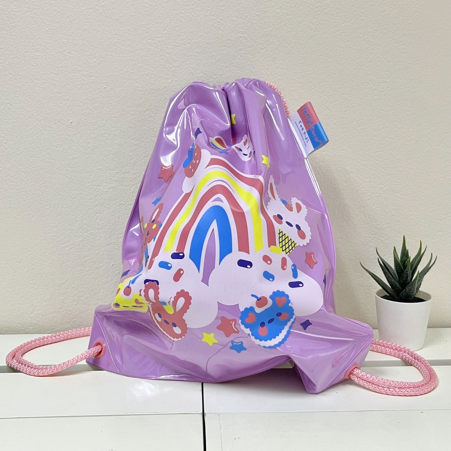 Inflatable Swim Bag - Rabbit Cake - 1190 - Inflat Decor - LittleShop Toys
