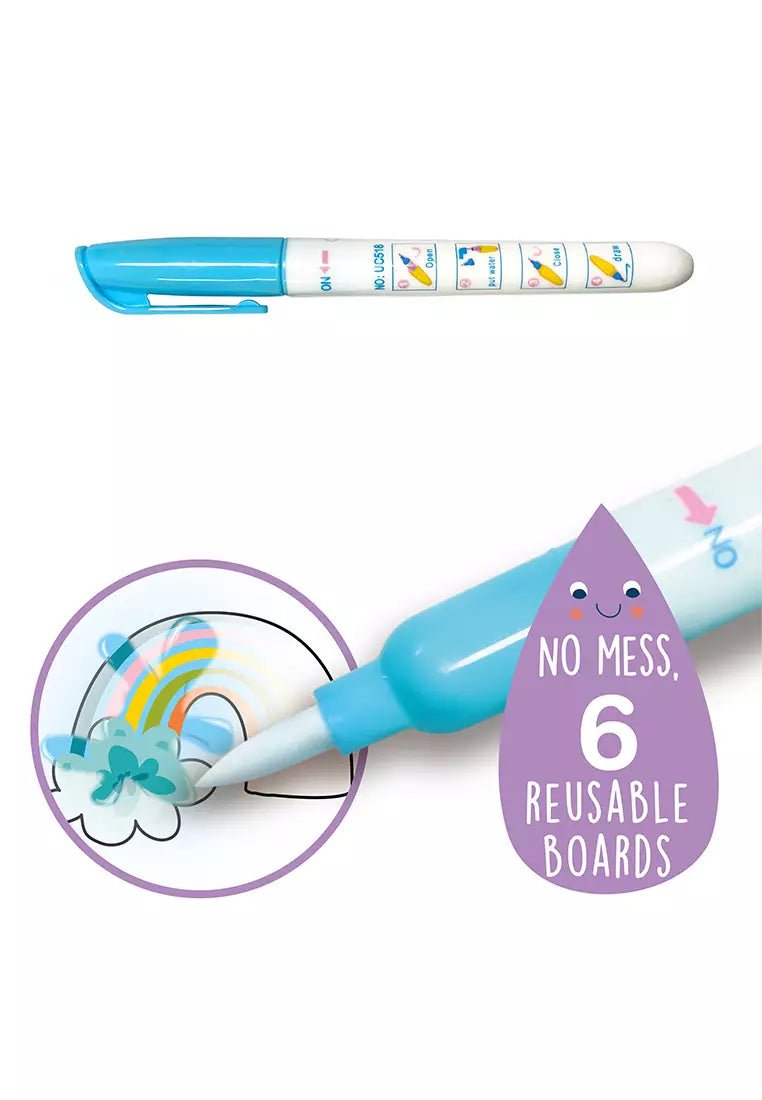 Magic Water Unicorns Painting Activity Book -